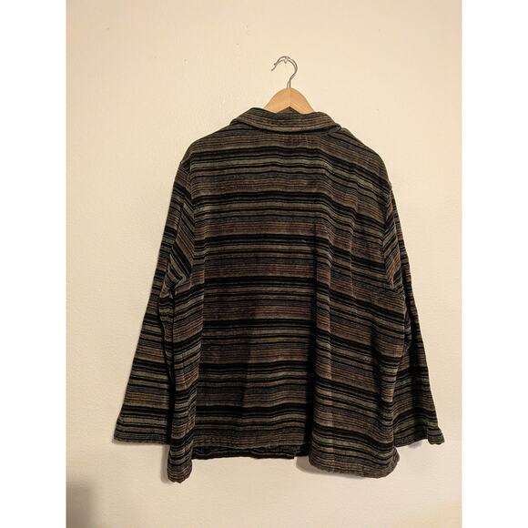 white stag black and red striped button down jacket size 22W - Picture 5 of 5